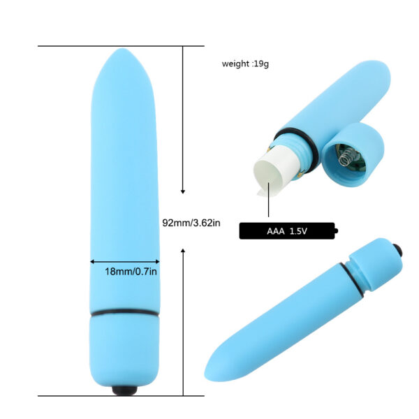 10 Speed Mini Bullet Vibrator G Spot Vibration Vagina Clitoris Stimulator Dildo Vibrator Remote Control Bullet