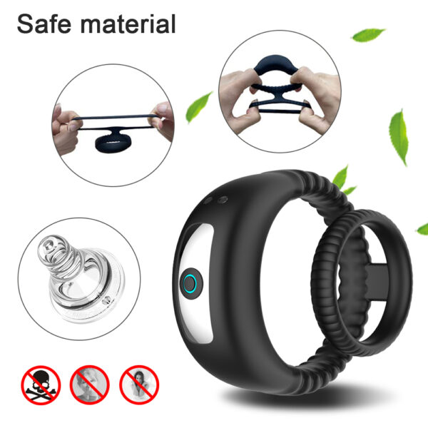 Testicular Massage Vibrating Penis Ring - Image 5