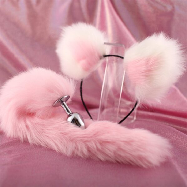 Fox Rabbit Tail Plug Furry Anal Plug - Image 3