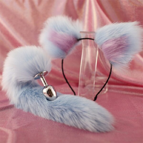 Fox Rabbit Tail Plug Furry Anal Plug - Image 5