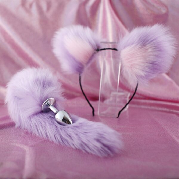 Fox Rabbit Tail Plug Furry Anal Plug - Image 6