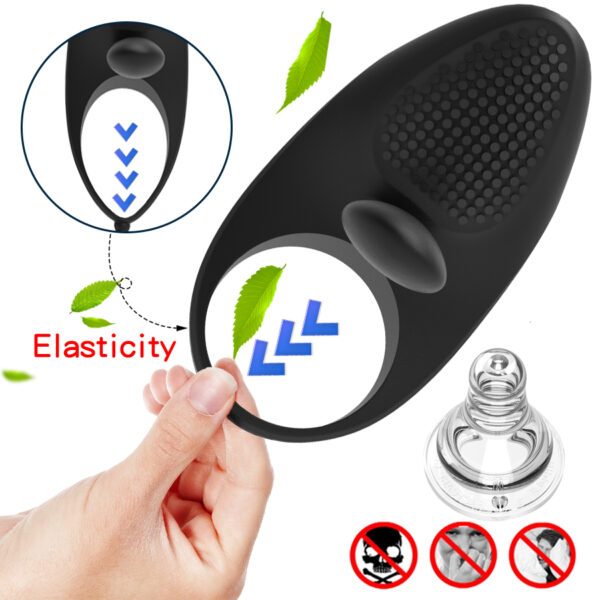 Penis Vibrator For Men Lock Ring Vibrator G Spot Clit Massage Couples Vibrator - Image 5