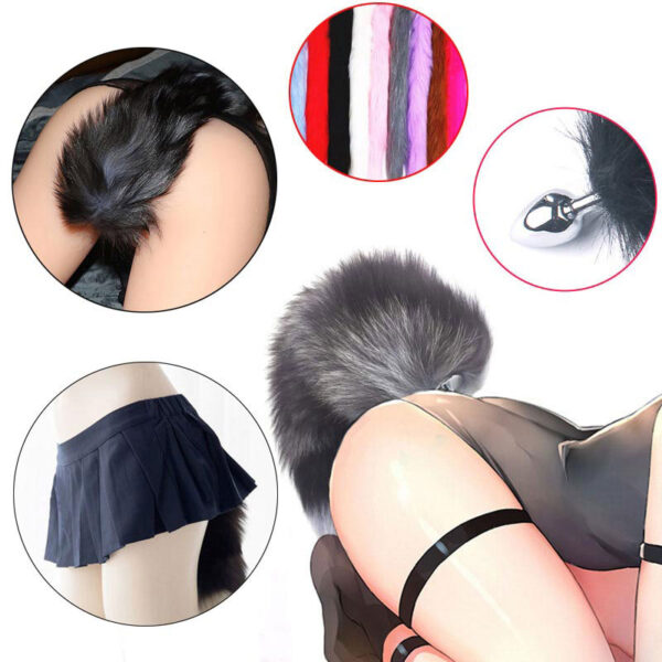Fox Tail Anal Plug For Women - Image 3
