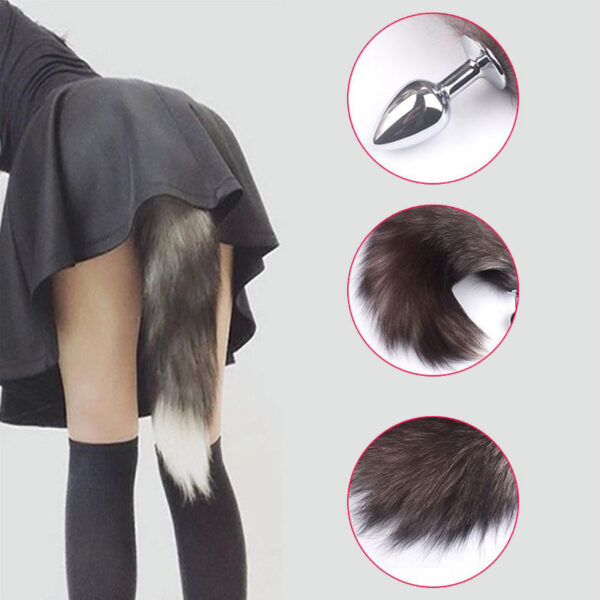 Fox Tail Anal Plug For Women