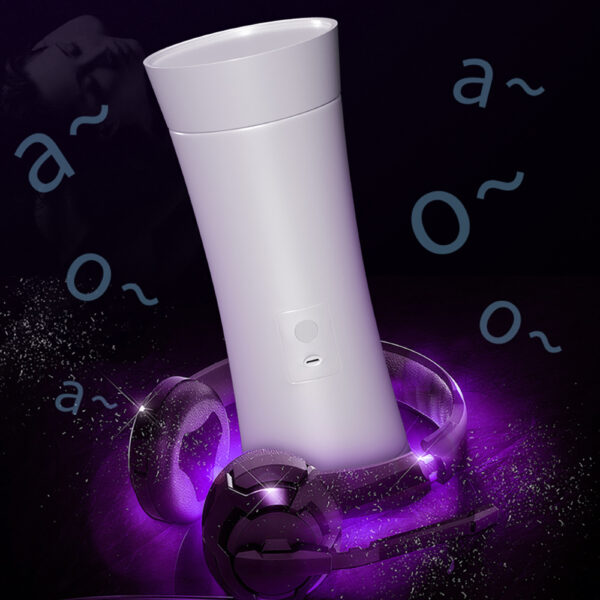 Hand Free Male Masturbator Cup Vaginal Oral Sex Dual Channel Vibrating Masturbation Pocket Pussy Mouth Blowjob Sex Toys for Men - Image 4