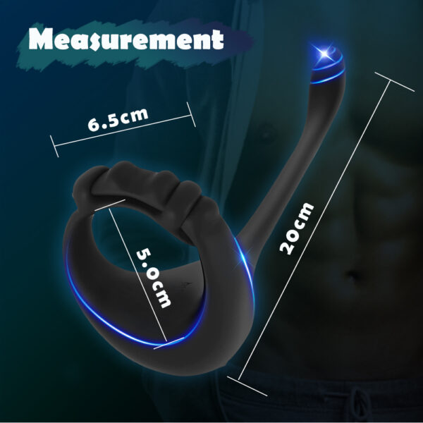 Vibrating Cock Ring For Men Testicle Massage