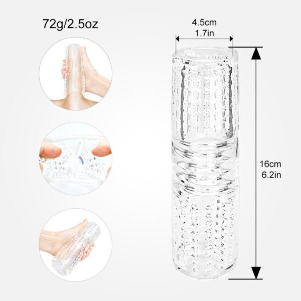 Realistic Anal Vagina G-Spot Stimulator Penis Enlargement Airplane Pocket Cup