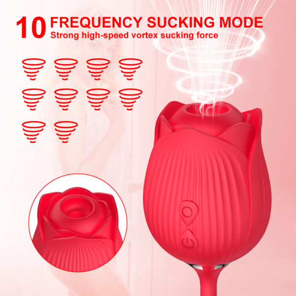 Clitoral Sucker Nipple Blowjob Clitoris Stimulation Rose Toy For Women