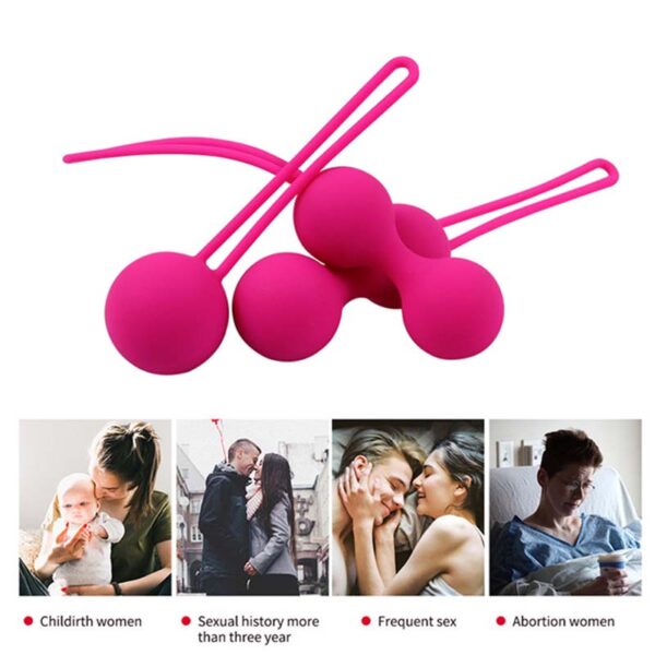 Safe Silicone Vagina Balls Vibrators for Women Kegel Balls Vagina Tighten Exercise - Image 2