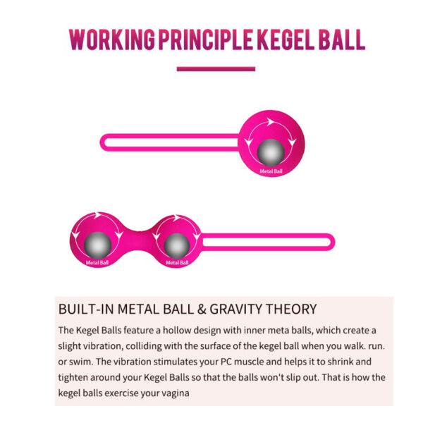 Safe Silicone Vagina Balls Vibrators for Women Kegel Balls Vagina Tighten Exercise - Image 4
