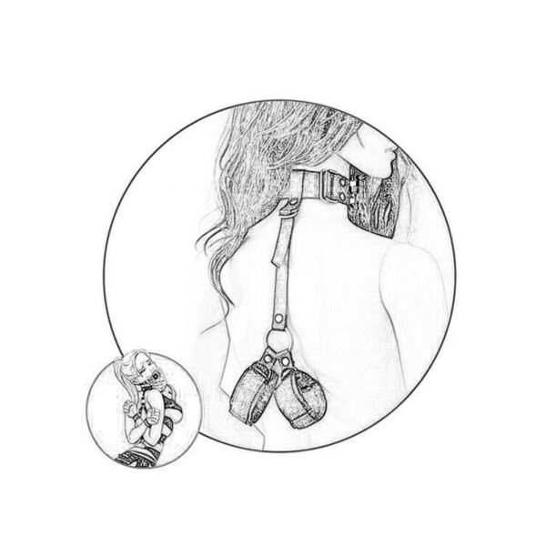 BDSM Bondage Restraint Bondage Fetish Slave Handcuffs & Ankle Cuffs No Vibrators Sex Toys For Women - Image 3