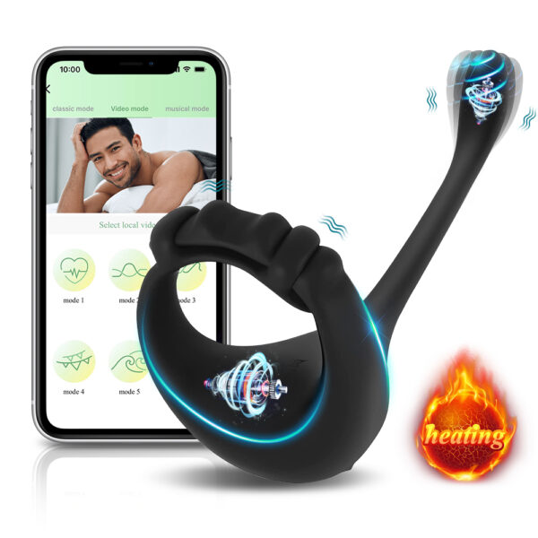 Vibrating Cock Ring For Men Testicle Massage - Image 2
