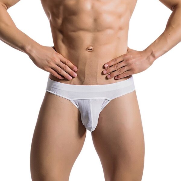 Mens Sexy Underwear U Convex Pouch Underwear Mens Boxer Briefs With Pouch - Image 4