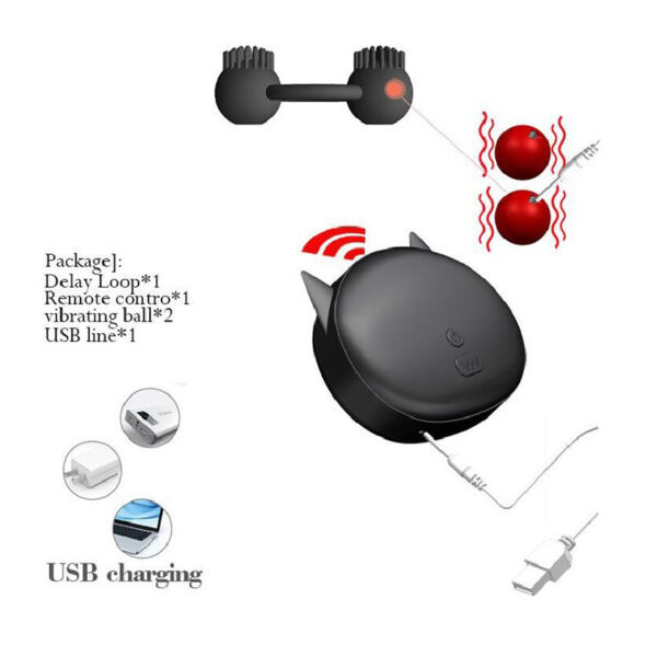 Vibrating Cock Ring Penile Massage Penis Vibrator - Image 5