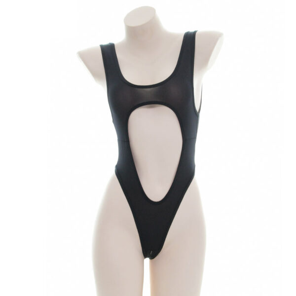 Japanese School Student Sexy Lingerie Womens Crotchless Bodysuit - Image 2