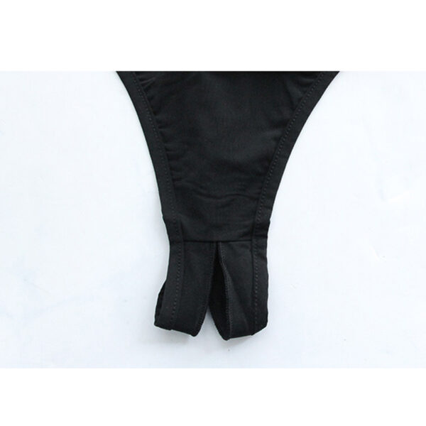 Japanese School Student Sexy Lingerie Womens Crotchless Bodysuit - Image 5