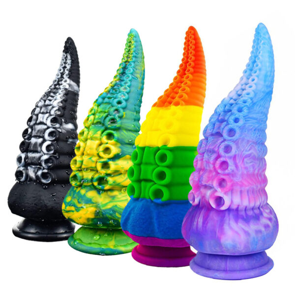 Rainbow Dildo Sex Toys Colorful Dildos