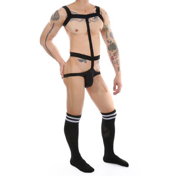 Mens Sexy Bulge Mens Harness Belt Hot Male Underwear Bulge Mens Exotic Underwear Stockings - Image 5