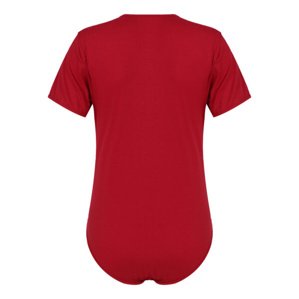 Mens Sexy Underwear Press Crotch Bodysuit - Image 3