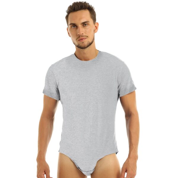 Mens Sexy Underwear Press Crotch Bodysuit - Image 14