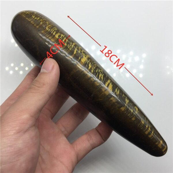 18Cm Natural Rose Quartz Wand Massage Wand Yoni Massage Stick - Image 17