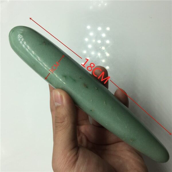 18Cm Natural Rose Quartz Wand Massage Wand Yoni Massage Stick - Image 10