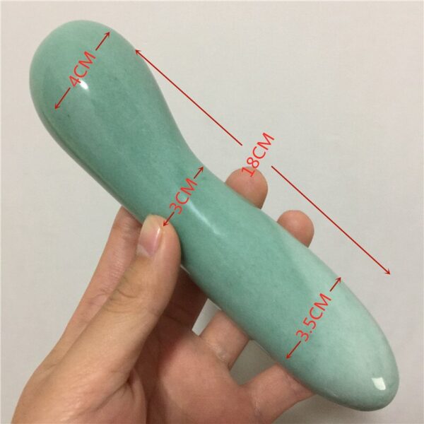 18Cm Natural Rose Quartz Wand Massage Wand Yoni Massage Stick