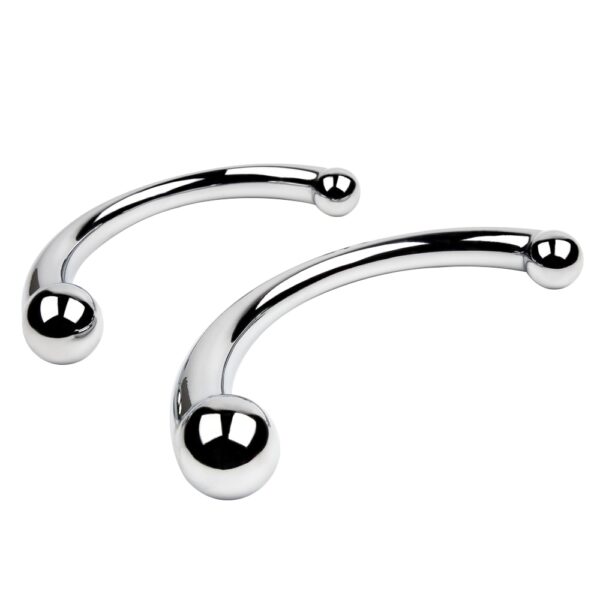 Double Ended Stainless Steel G Spot Wand Sex Toys for Men Women - Image 3