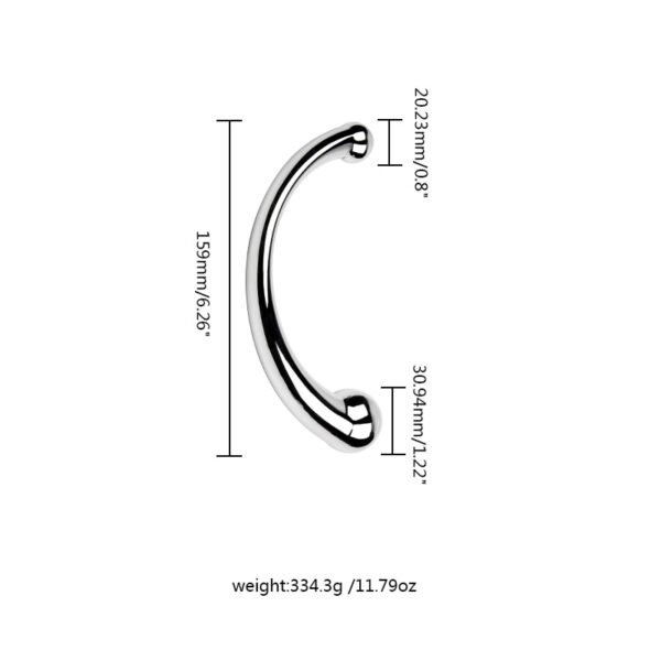 Double Ended Stainless Steel G Spot Wand Sex Toys for Men Women - Image 6