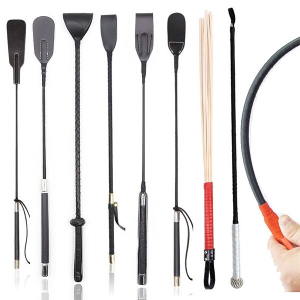 Flexible Long Spanking Cane Leather Bdsm Cane
