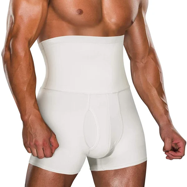 Men's Body Shaper Compression Shorts for Tummy Control and Abdomen Slimming – Fitness Boxer Briefs