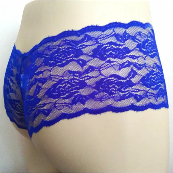 Plus Size 3XL Men's Lingerie: Lace Briefs for Gay Men - Sexy Lacework Pouch Underwear - Image 5