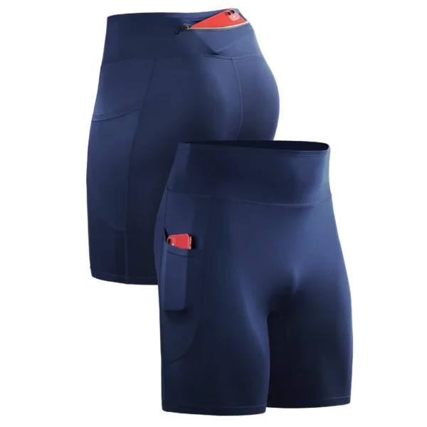 Men's Outdoor Running Pocket Shorts - Board, Gym, Exercise, Fitness, Leggings, Workout, Basketball, Hiking, Training, Sports, Soccer Clothing - Image 4