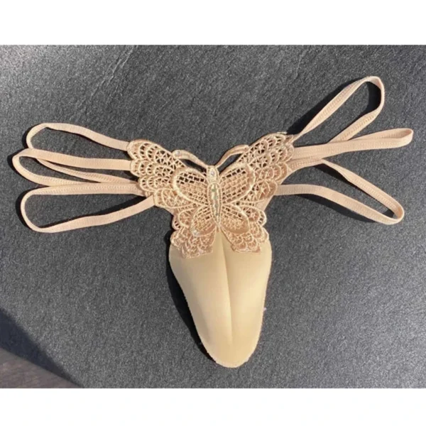 Lace Control Panty Gaff Lingerie Underwear for Crossdressers, Transgender, Drag Queens, and Shemale - G-String Camel Toe Panties - Image 6