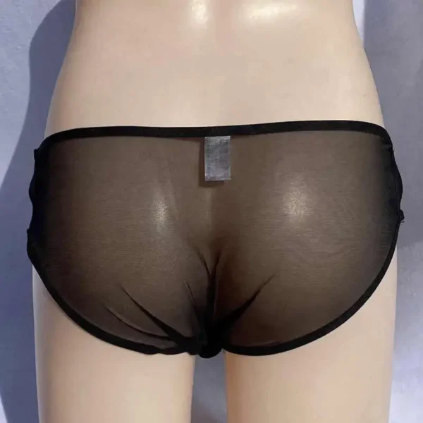 Elegant Ribbon Bowknot Lace Control Panty for Drag Queens, Transgender, and Crossdressers – Camel Toe Hiding Gaff Briefs - Image 5