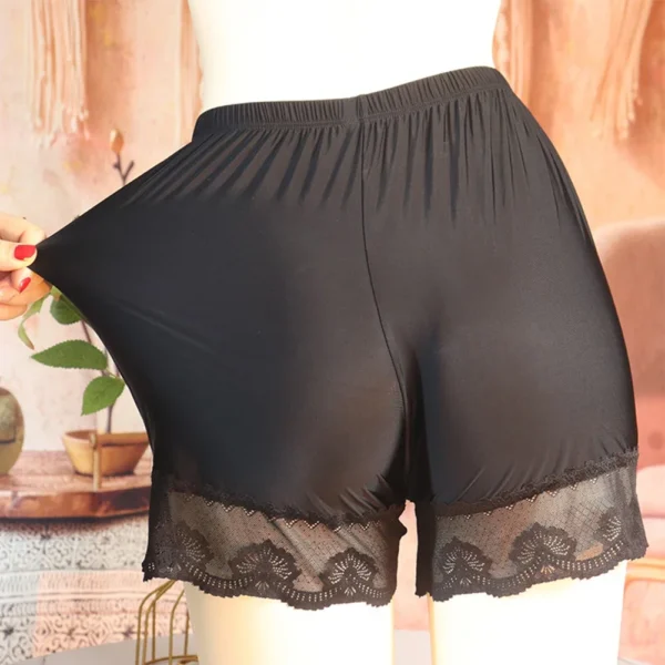 Men's Sexy Light Pouch Ice Silk Boxers - Middle Waist, Loose Fit, Elastic, Breathable, Thin Underwear - Image 4