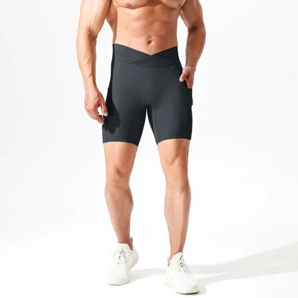 Men's Outdoor Running Pocket Shorts – Ideal for Gym, Fitness, Basketball, Hiking, Training, and Soccer - Image 2
