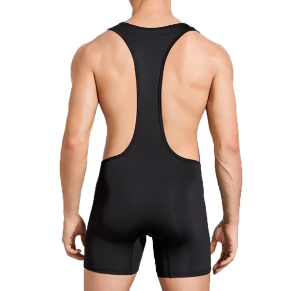 4XL Men's Breathable Sports Undershirts, Boxers, Bugle Pouch Underwear, Bodysuits, Wrestling Singlets,  Rompers - Image 3