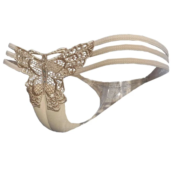 Lace Control Panty Gaff Lingerie Underwear for Crossdressers, Transgender, Drag Queens, and Shemale - G-String Camel Toe Panties - Image 4